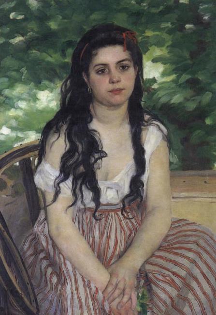 Pierre Renoir Summer(The Gypsy Girl) Spain oil painting art